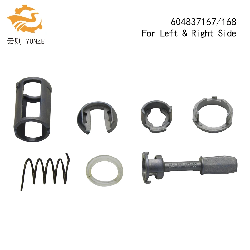 

2 SETS 604837167/168 FIT FOR VW GOLF 4 IV MK4 A6 SKODA FABIA POLO 9N DOOR LOCK REPAIR KIT FOR LEFT RIGHT SIDE NEW 7PCS