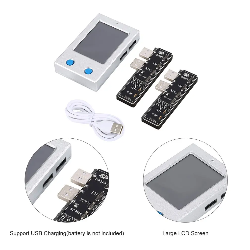 W13 LCD Ambient Light Sensor Vibrator Repair Programmer for iPhone 7-XS/8/XSM/XR EEPROM IP Display Phone Repairing Machine
