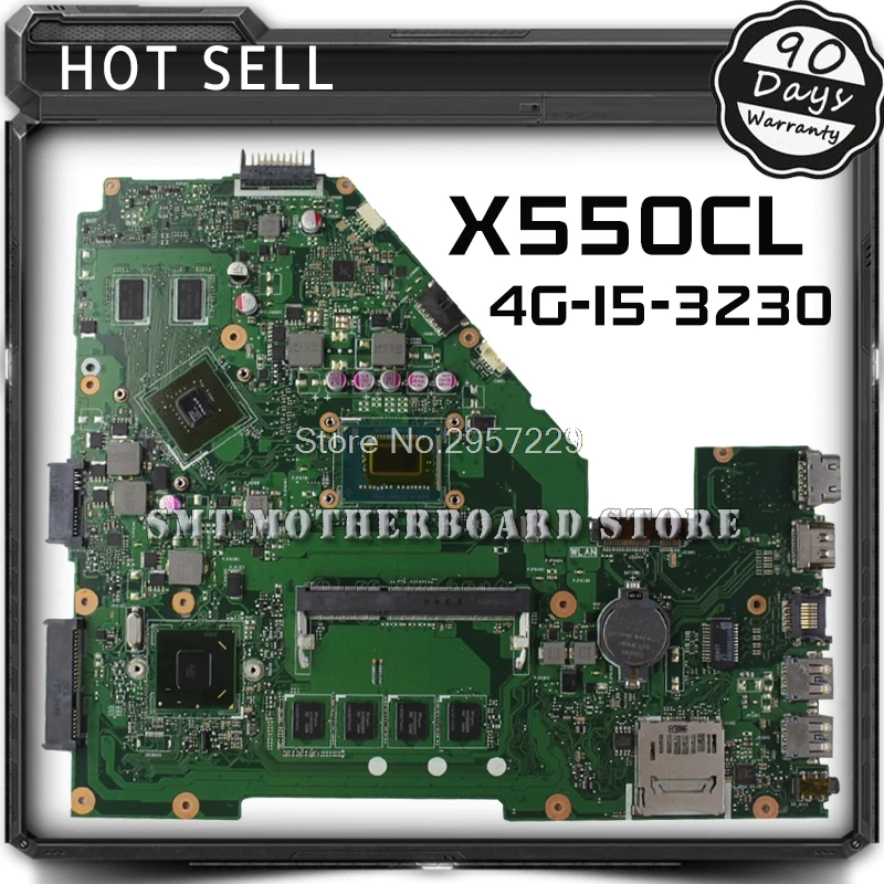 X550CL материнская плата GT710M/GT720M-i3-4GB оперативная память для ASUS R510C Y581C X552C материнская плата для ноутбука X550CC материнская плата X550CC материнская плата