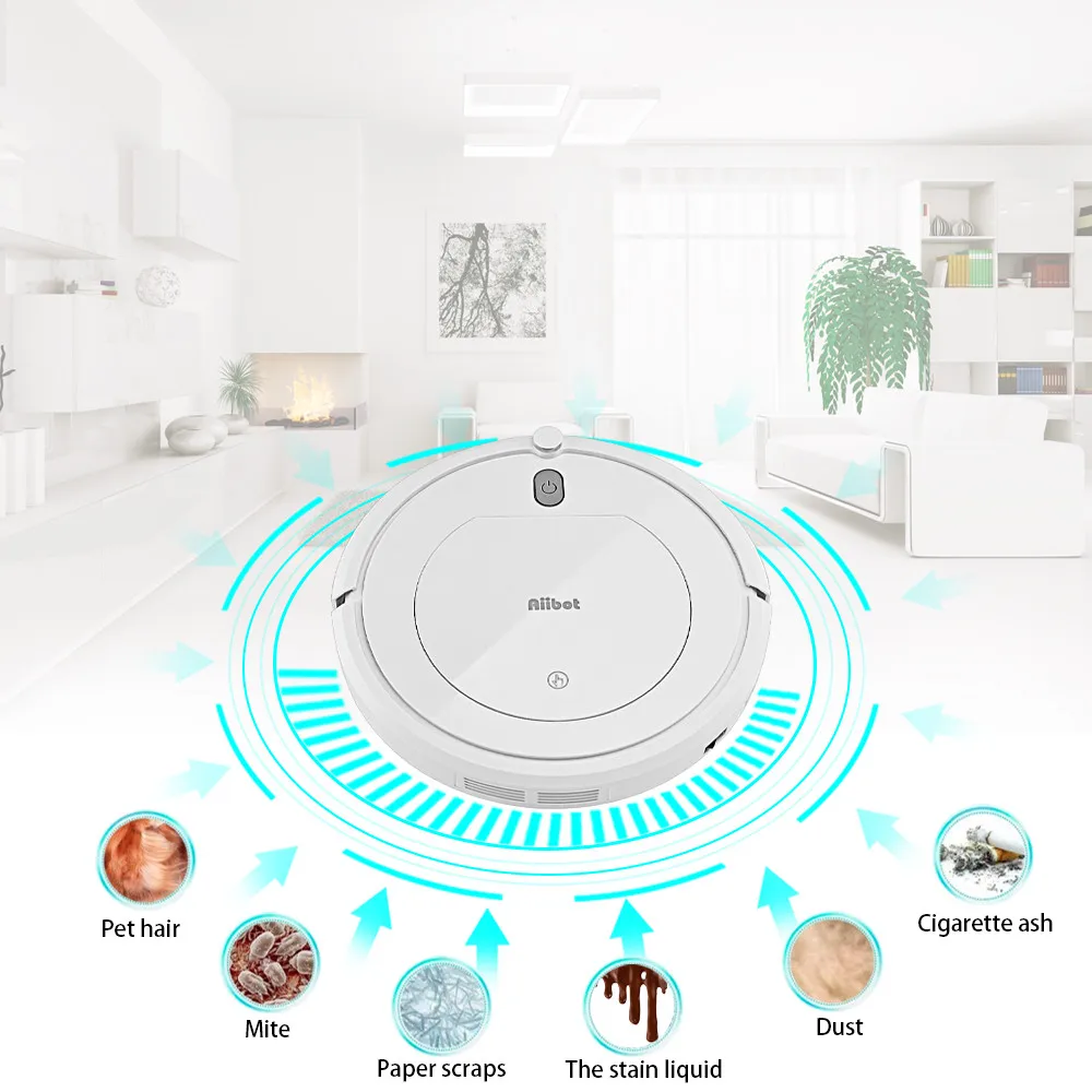 Aiibot удобный умный пылесос подметальный робот три режима уборки домашний автоматический подметание пыли стерилизация Смарт#30