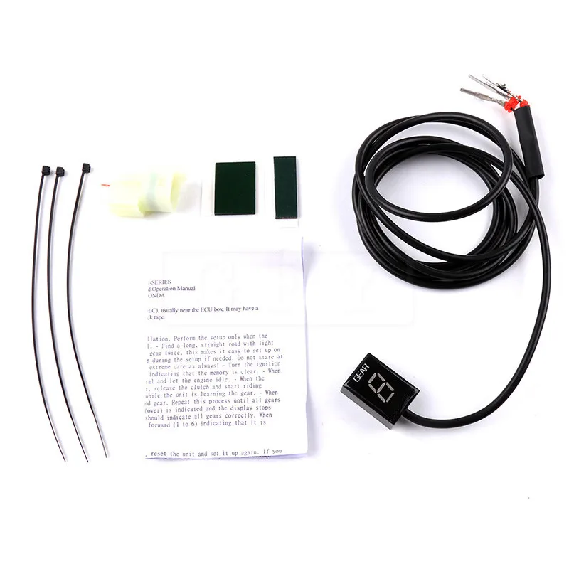 Motorcycle LCD Electronics 6 Speed 1-6 Level Gear Indicator Digital Gear Meter For Honda CB1300SF NC400X Statellne NC400 X Moto Motorcycle LCD Electronics 6 Speed 1-6 Level Gear Indicator Digital Gear Meter For Honda CB1300SF NC400X Statellne NC400 X Moto
