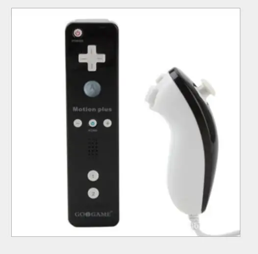 2в1 пульт дистанционного управления Nunchuck Combo Встроенный MOTION PLUS для Nintendo navan