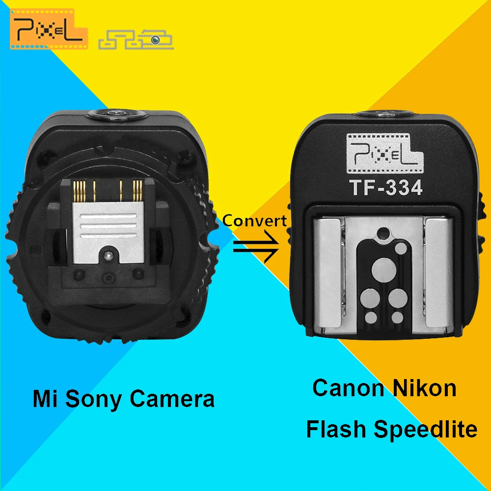 Pixel TF 334 Hot Shoe Adapter Converter For Sony A7 A7S A7SII A7R A7RII