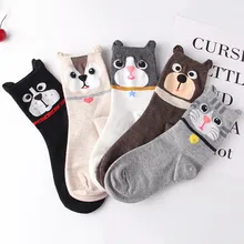 Носки женские модные хлопковые носки 1 пара хлопковые милые носки женские зимние носки уличная meias-50