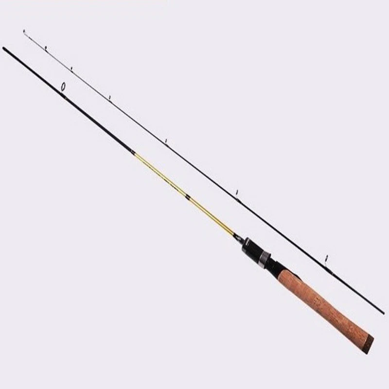 

Solid Carbon Fishing Rod Metal Alloy Material Reinforcement 2 Section Spinning Lure Rod Ultra Light Soft UL 1.8M Vara De Pesca