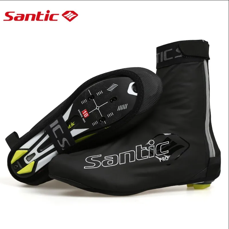

Santic NEW Cycling Shoe Cover Waterproof Windproof Road Bike Sport Shoes Cover Cycling Overshoes Copriscarpe Ciclismo
