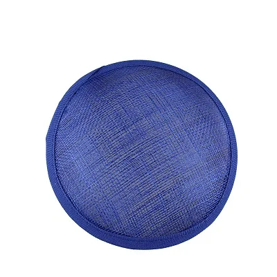 ROYAL BLUE 5,"(13 см) летняя зеленая Sinamay основа для вуалетки высококачественные льняные аксессуары для волос, DIY аксессуары для волос 12 шт./лот MYQH019GR - Цвет: ROYAL BLUE