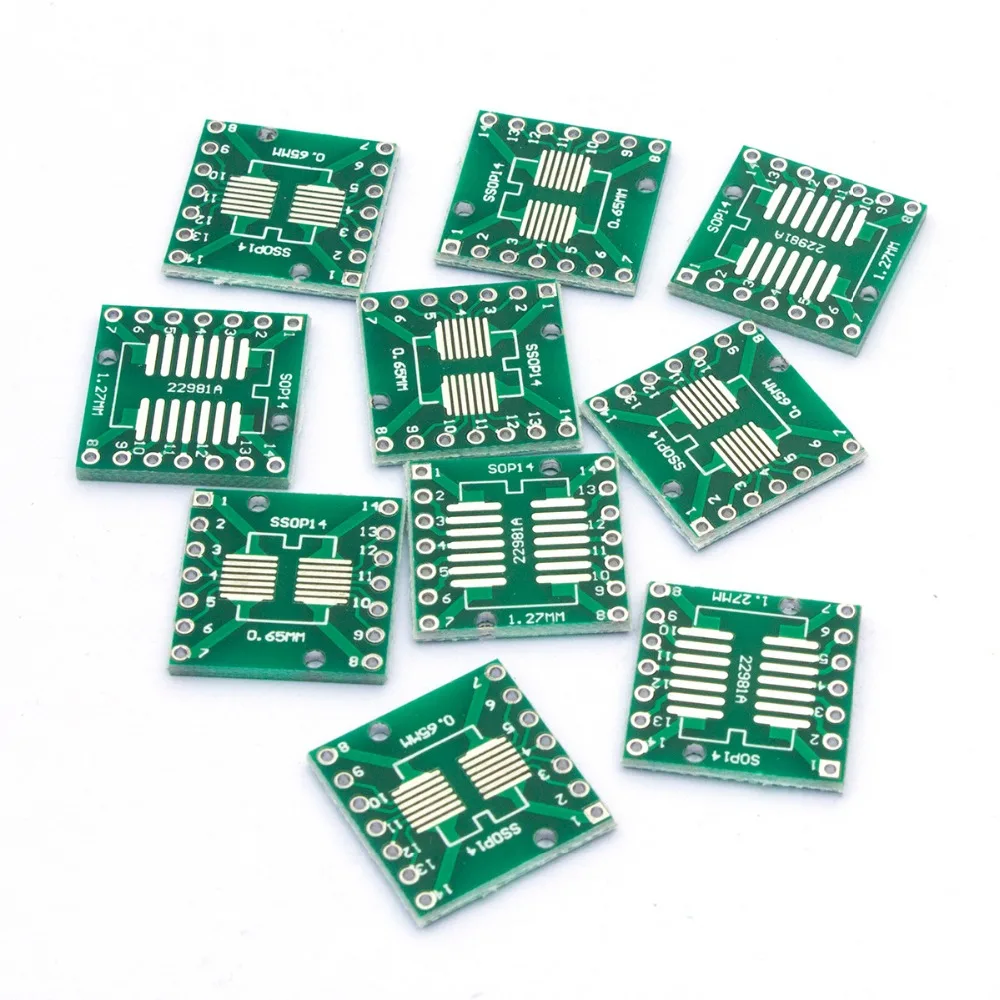 1000 шт. TSSOP14 SSOP14 SOP14 SMD к DIP14 IC адаптер конвертер гнездо плата модуль адаптеры
