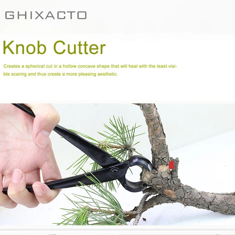 

GHIXACTO 210mm/290MM Blade Round Edge Concave Knob Branch Cutter Garden Bonsai Tools Purner Scissors Cutter Knife Garden Tools
