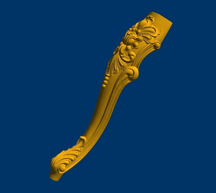 Новая 3D модель STL длинные настольные ноги рельефа формат CNC мебель 100 | Инструменты