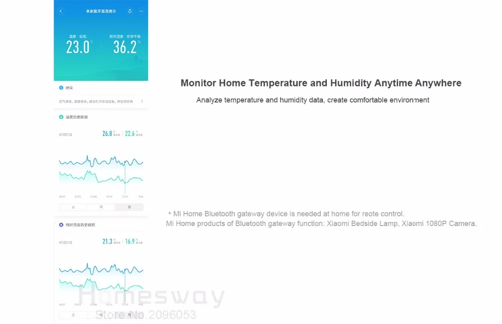 Xiao mi jia Smart Bluetooth температура Hu mi dity монитор сенсор ЖК-экран цифровой термометр измеритель влажности mi Home