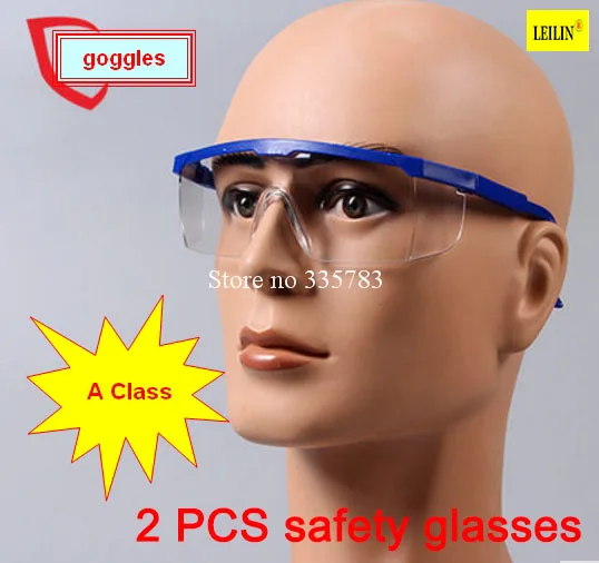 Из 2 предметов Gafas де Seguridad proteccion синий прозрачный деньги защитные очки брейсы Регулируемые защитные очки