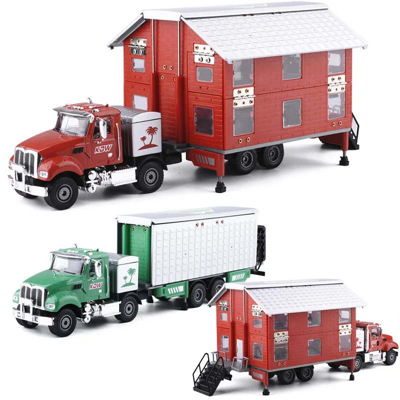 Модель фургона в масштабе 1:50 2 х этажный дом 26 см кузов деформированный