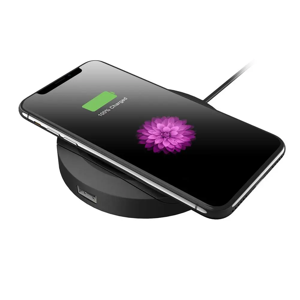 

Newest 10W Quick Wireless Charger for iPhone X 8 Qi Wireless Charger Fast Wireless Charging Stand for Samsung S9/S9Plus Note 8