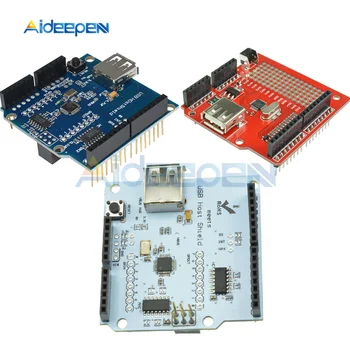 

USB Host Shield 2.0 Board Module For Arduino UNO MEGA ADK Compatible For Android ADK DIY Electronic Module Expansion Board