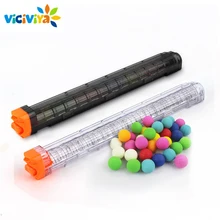 Высокое качество шариковые пули для Rival Zeus Apollo Nerf игрушечный пистолет мягкий круглый Дартс с 12 пулями Перезагрузка клип игрушки для мальчиков