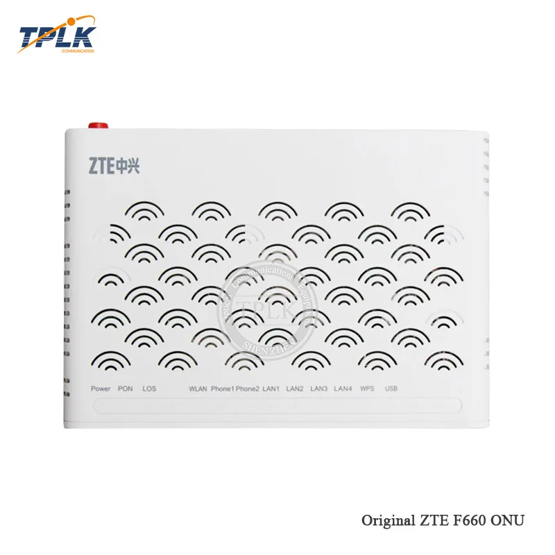 Лидер продаж ZTE F660 GPON ONT 4 LAN + 2 Voice WIFI USB 3 0 Версия оптического сетевого терминала