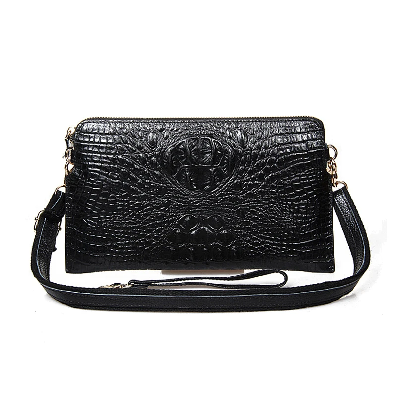 

Cow Split Leather Women Bag Fashion Ladies Crossbody Bag Shoulder Messenger Bags for women, with Crocodile Pattern Clutch HB-139