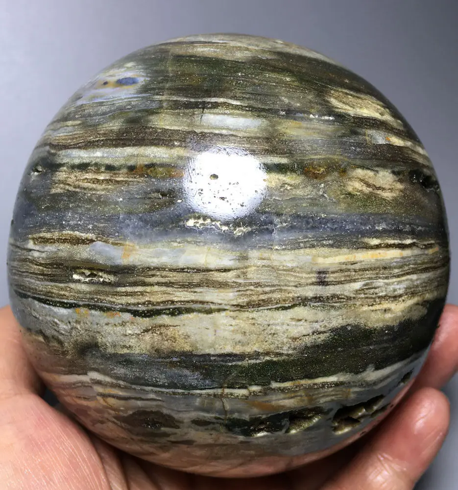 

1684g NATURAL OCEAN JASPER QUARTZ CRYSTAL BALL HEALING crystals for power