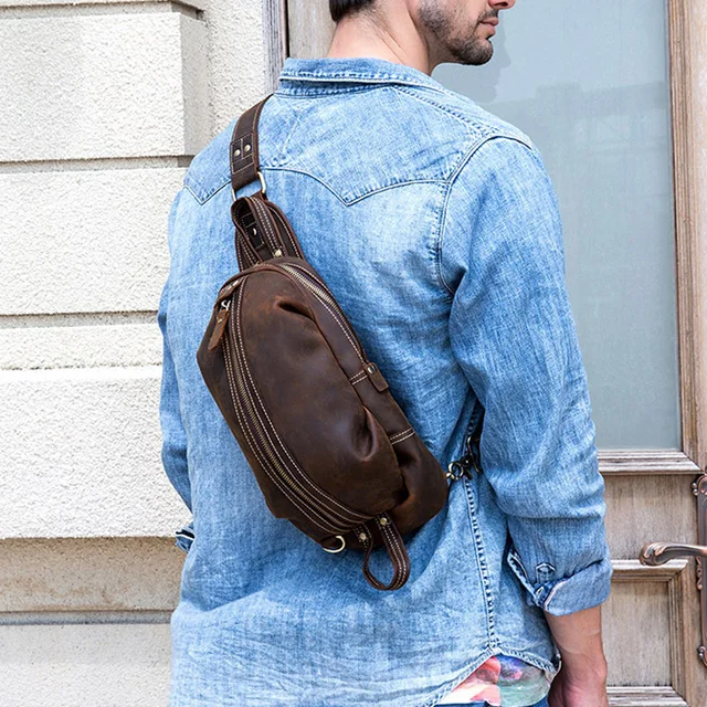 Best Offers MAHEU Featured Mini Bags Leather Packs Single Shoulder Sporty Genuine Leather Casual Crossbody Urban Chest Bagpack Best Offers MAHEU Featured Mini Bags Leather Packs Single Shoulder Sporty Genuine Leather Casual Crossbody Urban Chest Bagpack