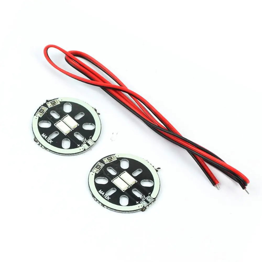 

2PCS LED Motor Mount for 1806 2204 2206 Motor Multicopter RC FPV Racing Drone Low Power Super Bright Light DIY Racer Accessories