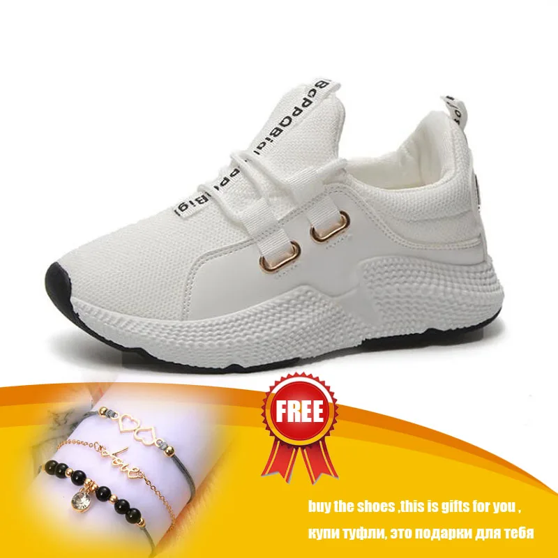 

2019 New Spring and Summer Casual Women Shoes Height Increase Breathable White Sneakers Women Wild Jogging Shoes