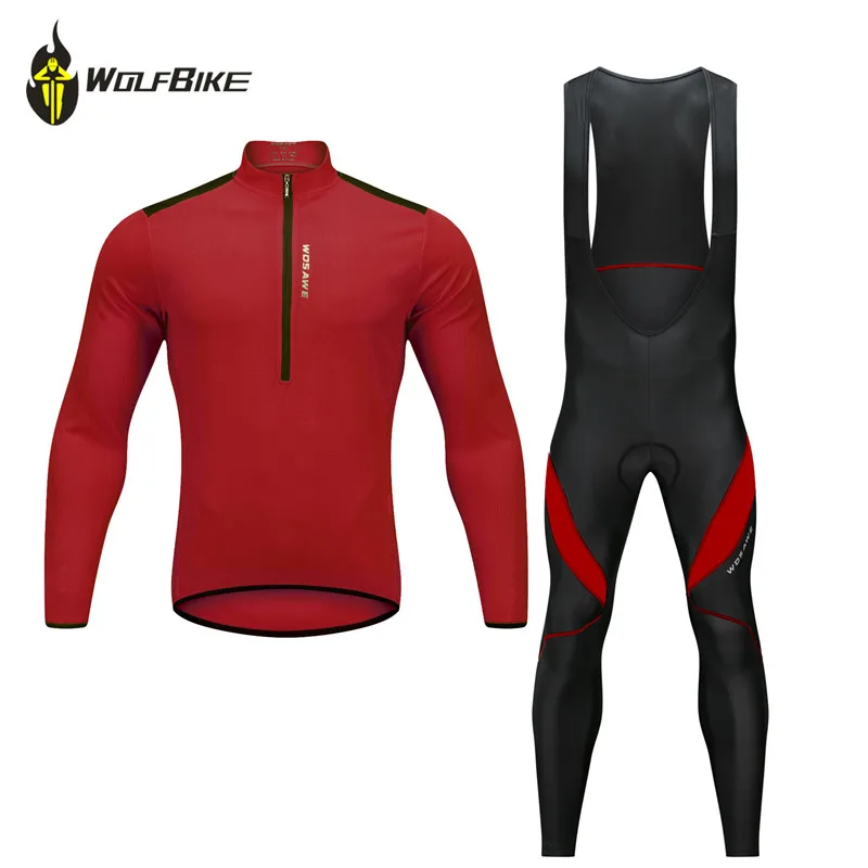WOSAWE long sleeve cycling jersey set spring mtb bike wear cycling clothes ropa maillot ciclismo bicycle clothing cycling set WOSAWE long sleeve cycling jersey set spring mtb bike wear cycling clothes ropa maillot ciclismo bicycle clothing cycling set