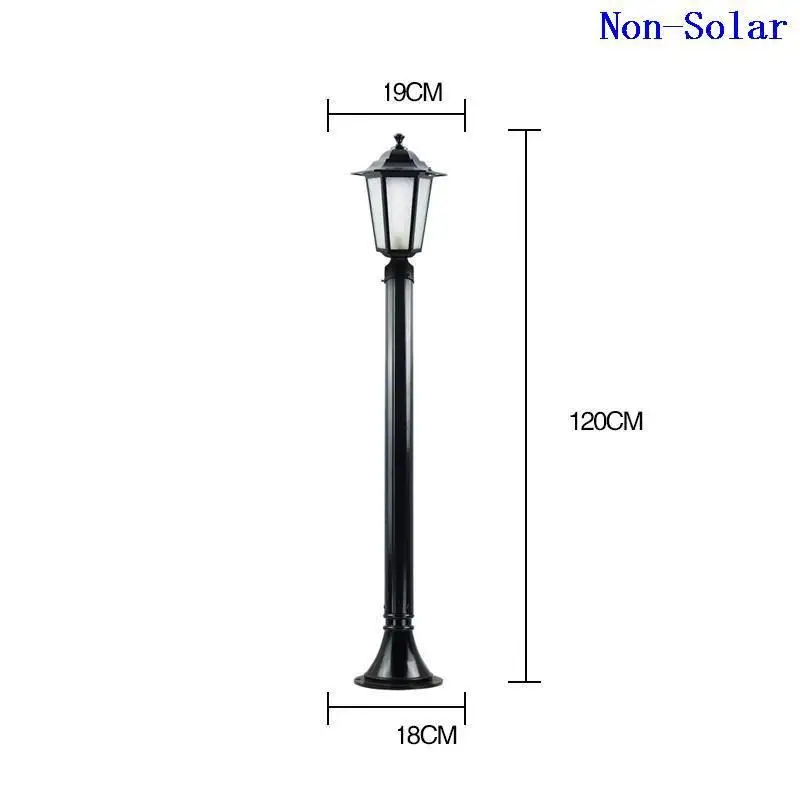 Sokak Lambasi Lampadaire Европейский де Рю дом Jalan Tenaga Surya Farola сад Lampione внедорожный Плаза уличный светильник - Испускаемый цвет: MODEL I