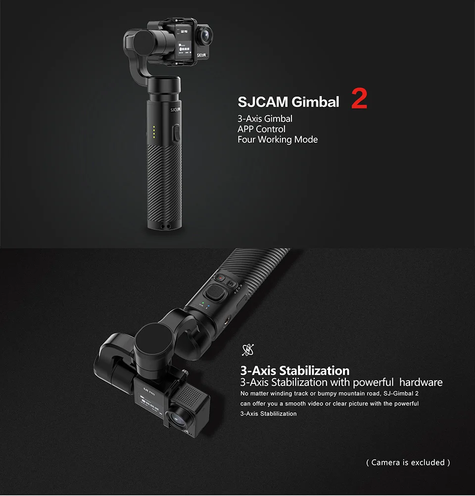 SJCAM Gimbal 2 портативные аксессуары 3-осевая стабилизация для спортивной экшн-камеры SJCAM SJ8 Pro Серии SJ 7 STAR SJ6 legend спортивный экшн Камера