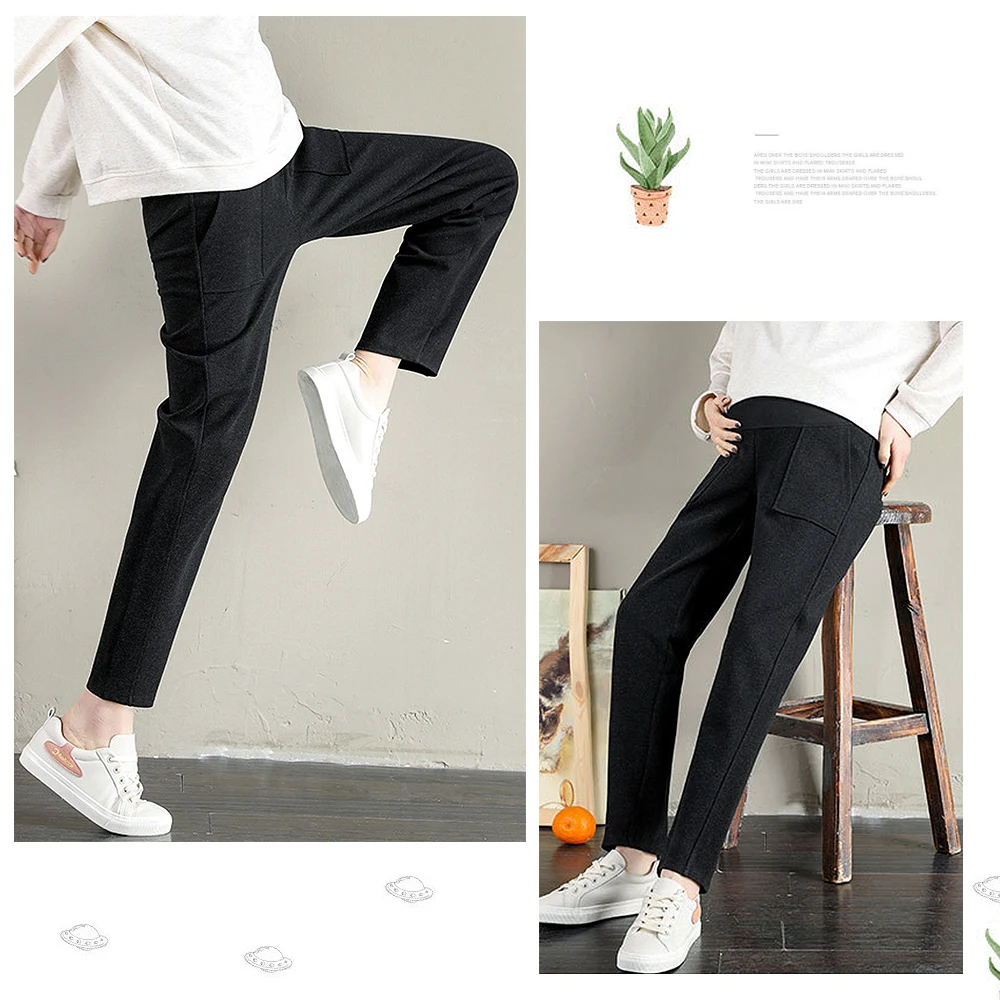 Pregnant women's casual pants (4)
