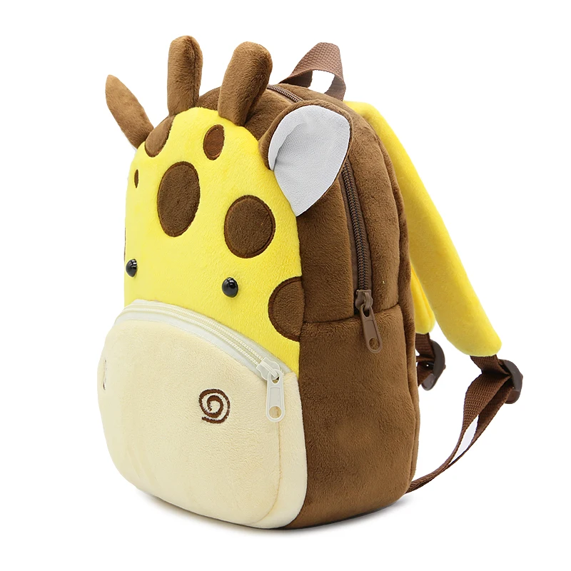  2019 3D Cartoon Plush Children Backpacks kindergarten Schoolbag Animal Kids Backpack Children Schoo - 32825890424