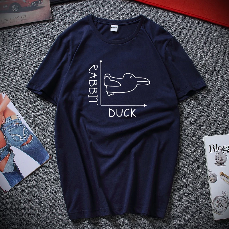 Забавная футболка для математики, утка кролик, мозговой тизер подарок на день рождения для отца, подарок на день рождения, для мужчин, для папы, папы, для мальчиков, Детская футболка