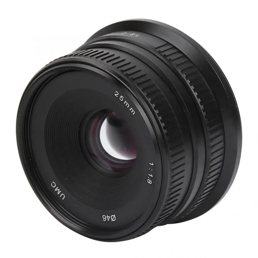 

Mcoplus 25mm f1.8 Manual Aperture Focus Prime Lens For Sony E Mount For Fuji F Mount For Mirrorless Cameras Aluminum Lens