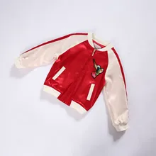 Весенние Девушки Пальто Дети Куртка Дети Досуг Бейсбол Exquisile Одежды Печати 2017