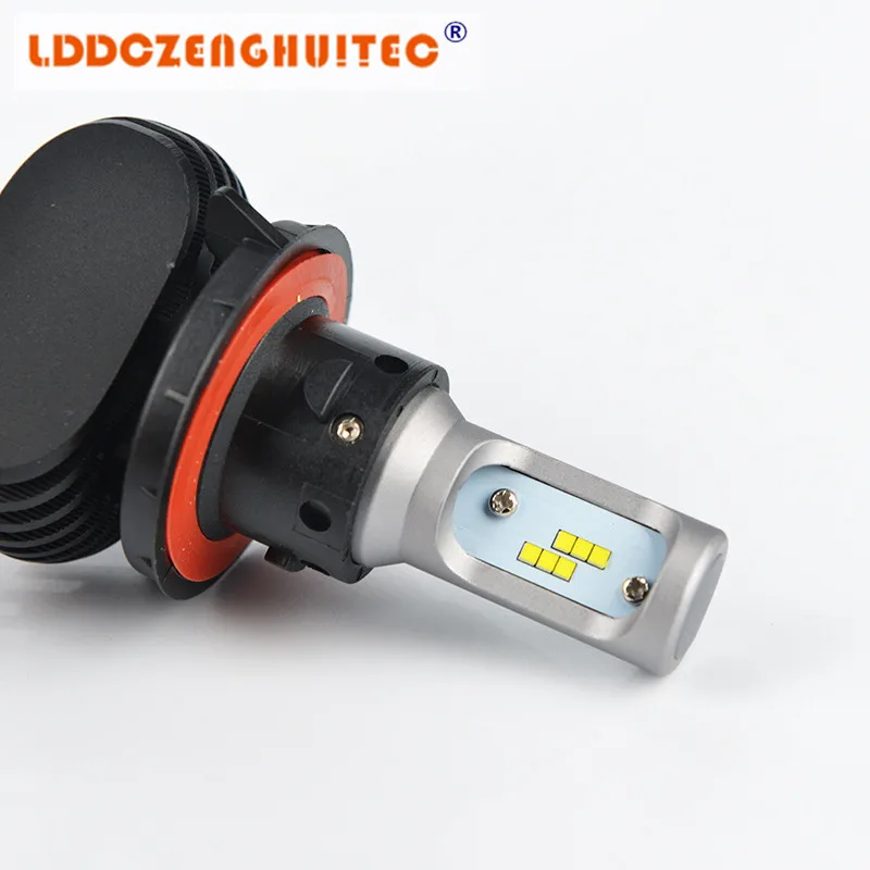LDDCZENGHUITEC H7 LED H4 H1 H3 H8 H9 H11 9006 9005 CSP чип 50 Вт 6500 лм Автомобильные фары Противотуманные K