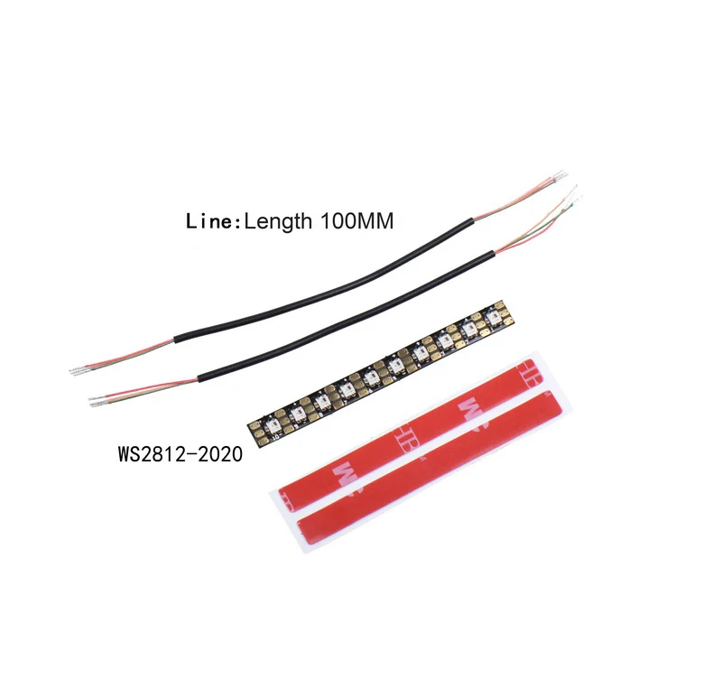 

1PCS WS2812 Flexible Light Strip F3 F4 F7 Flight Controller Navi Lamp 3.3-5V DIY Spare Parts for RC Micro Drone Quadcopter