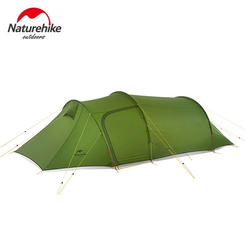 Naturehike Opalus 3 Открытый кемпинг 3 человек туннель палатка( Ems - Цвет: 20D nylon green