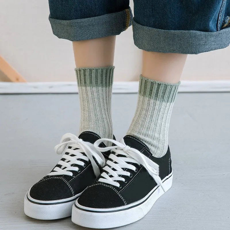 

Jeseca Stripe Short Socks for Women 2019 Autumn New Fashion Cotton Soft Sock Harajuku Vintage Streetwear Female Sweet Sock Gifts