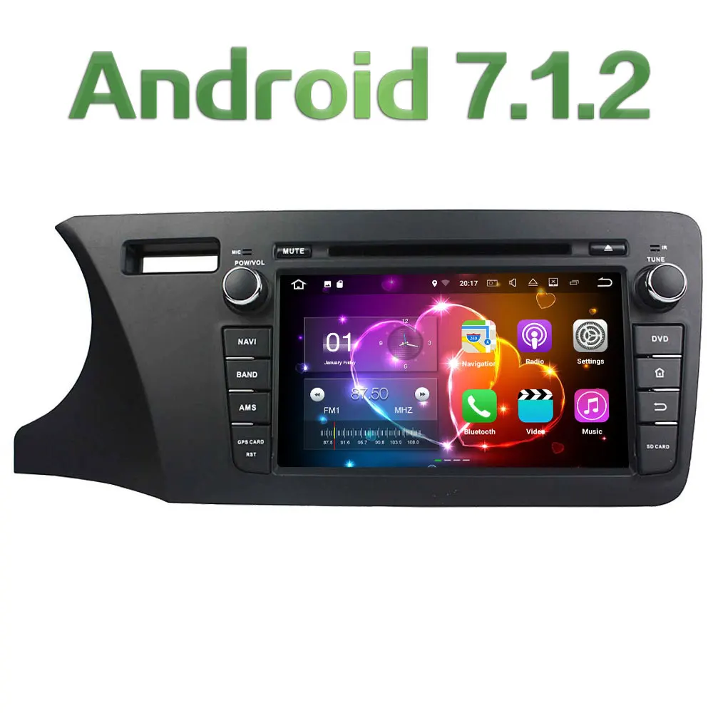 8 2GB RAM Android 7 1 2 Quad Core 4G Multimedia Car DVD Player font b