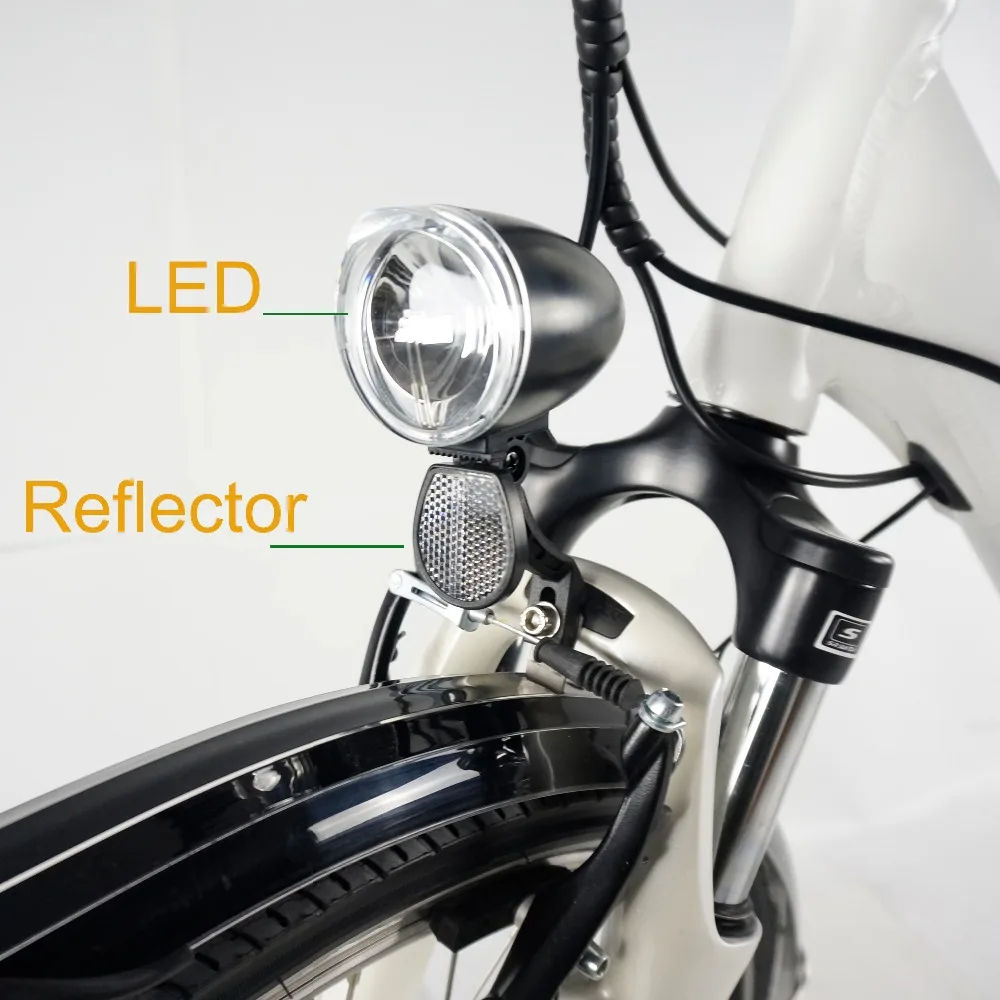 Excellent BOLLFIT e bike Light 36V 48V Compatible Electric bicycle Headlight Taillight Set Front Light set Headlamp Taillamp Set HL2300 7