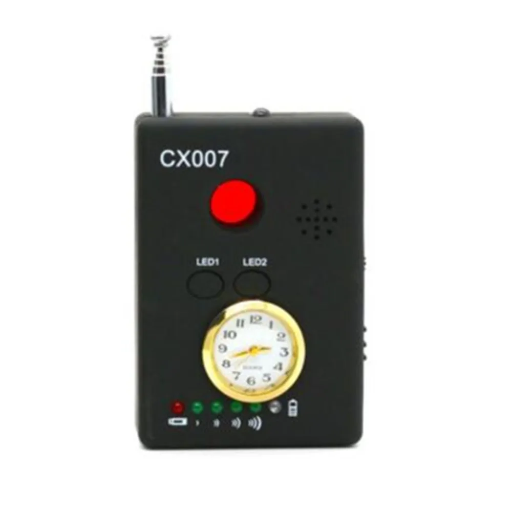 CX007 RF GSM устройство обнаружения мульти-функция радиочастотного сигнала Камера телефон GSM gps Wi-Fi обнаружитель подслушивающих устройств Finder с сигналом тревоги человек безопасности