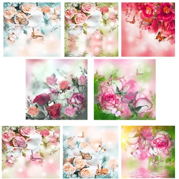 

Diy Diamond Painting Rose butterfly 5D Diamond Cross Stitch Resin Square Diamond Sets Full Decorative Diamond Embroidery Flower