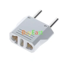 20 шт. ЕС CEE 7/16 Тип C адаптер питания изменить США, швейцарский, вилка итальянского стандарта белого цвета