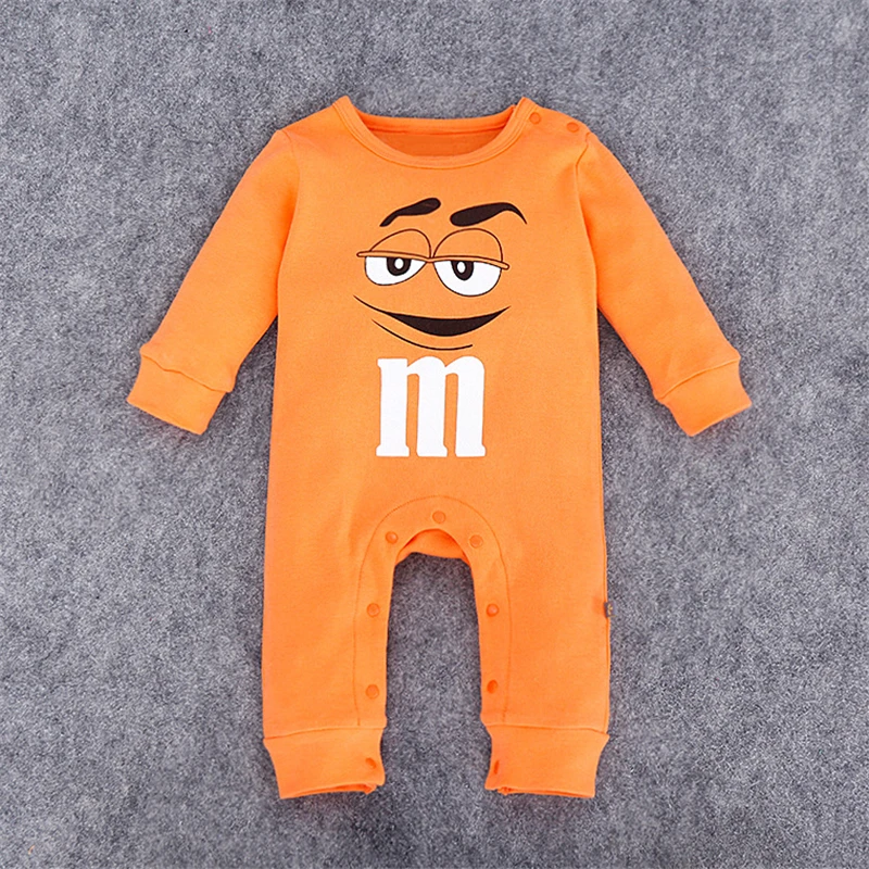 Recién Nacido bebé niños niñas mamelucos nueva marca lindo INFANTE M Chocolate frijoles Playsuit algodón manga larga bebé mono ropa Recién Nacido bebé niños niñas mamelucos nueva marca lindo INFANTE M Chocolate frijoles Playsuit algodón manga larga bebé mono ropa