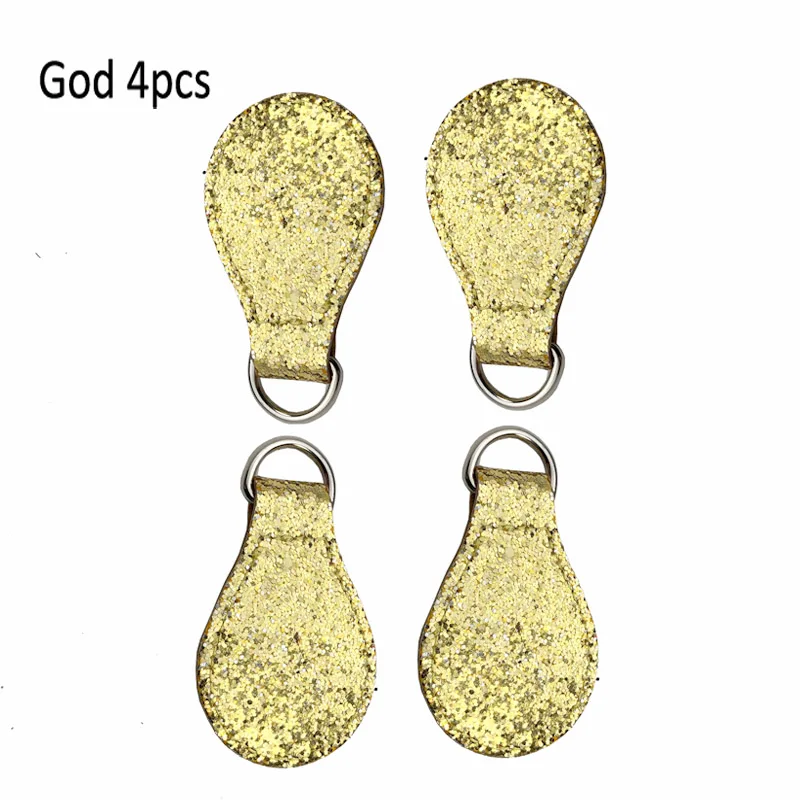 Diy High quality 2 pair 4 pc matte Drop End for Obag handle PU Drop attachment for O bag Obasket women Bag 