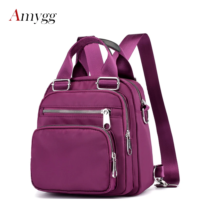 

Waterproof Nylon Backpack Girls Schoolbag Shoulder Bag High Quality Women Backpacks Multifunction Casual Bag Mochila Feminina