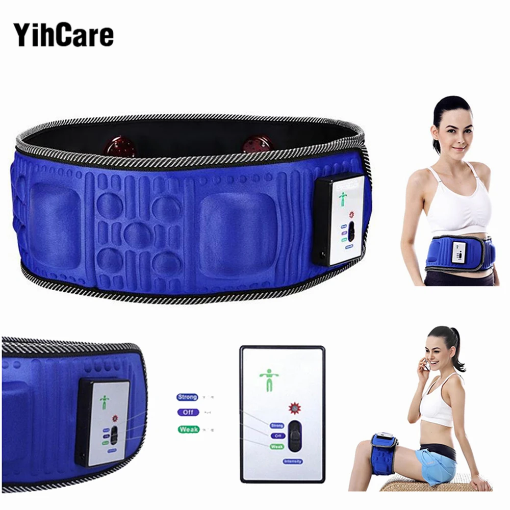 YihCare Electric Fitness Vibrating 5 Motors Massager Slimming Belt Sauna Vibration Massage Fat