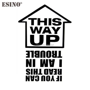 

Car Styling New Style Decoration If You Can Read This I Am In Trouble This Way Up Reflective Sticker Car Whole Body Decal