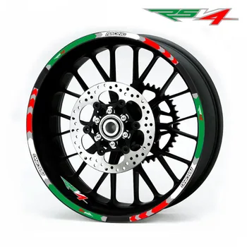 

New high quality 12 Pcs Fit Motorcycle Wheel Sticker stripe Reflective Rim For Aprilia RSV4 R/RR RSV4 RF RSV4 RFW MISANO RSV4