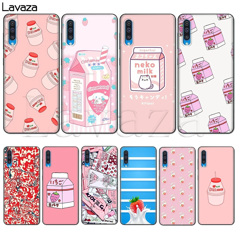 

Lavaza Summer Cute Strawberry Milk Case for Samsung Galaxy A10S A20S A30S A40S A50S Note 10 Plus A70 M10 M20 M30